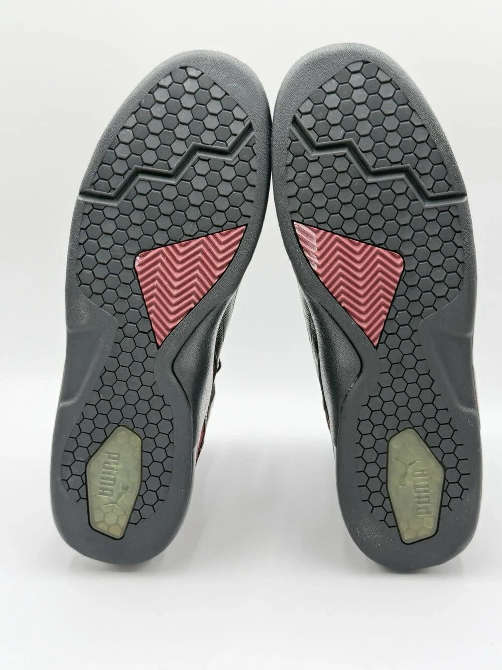 Puma FTR Trinomic Slipstream Men’s Size 14 Black Maroon Sneakers 356332-01